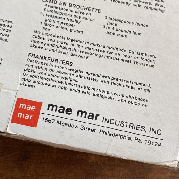 VTG Shish-Kebab Cooking Set. 13 Chrome Plated Skewers with Rack/Recipes. BBQ - Picture 9 of 9